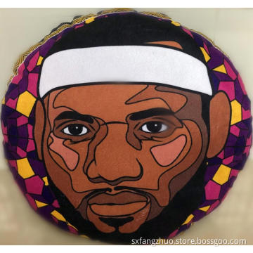 plush fleece cute sublimation print sofa seat cushion